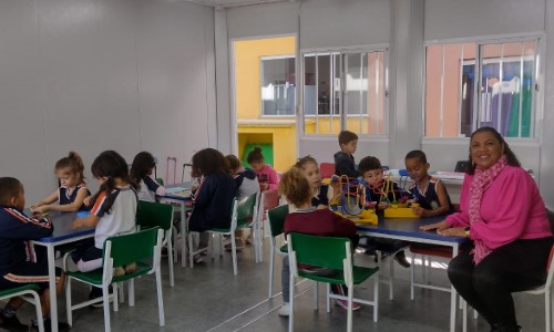 Módulos habitacionais começam a ser utilizados em escolas da rede municipal de Itatiaia